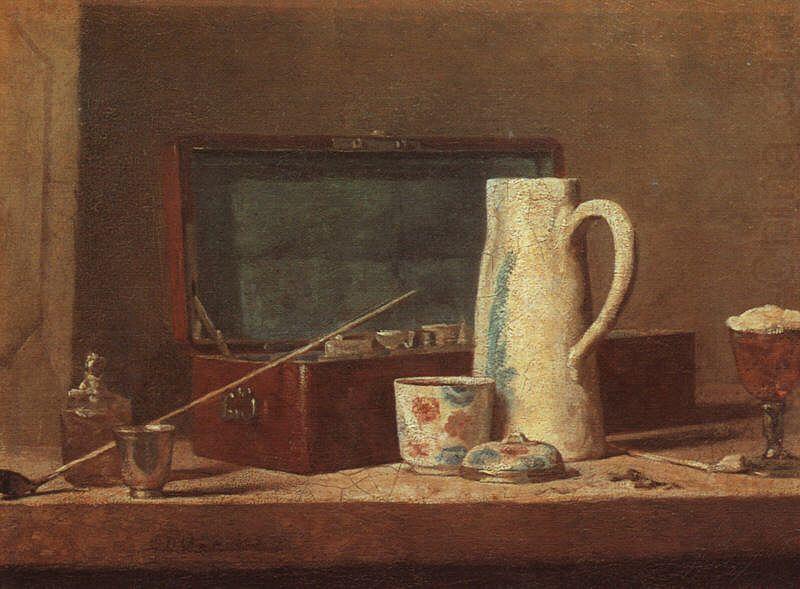 Jean Baptiste Simeon Chardin Pipes and Drinking Pitcher china oil painting image